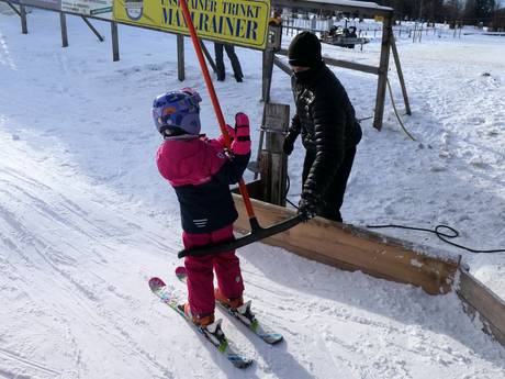 Bayerisches Alpenvorland: Freundlichkeit der Skigebiete – Freundlichkeit Oedberg – Gmund-Ostin