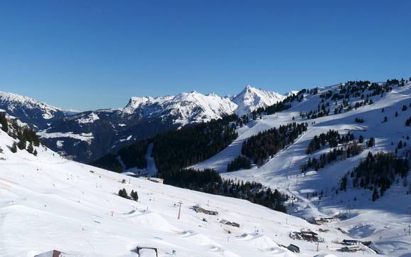 Höchstes Skigebiet in der Ferienregion Mayrhofen-Hippach – Skigebiet Mayrhofen – Penken/Ahorn/Rastkogel/Eggalm