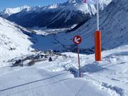 Klare Pistenbegrenzungen