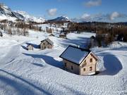 Tauplitzalm-Dorf am Skigebiet