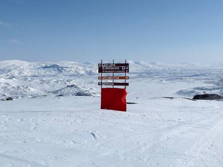 Schwedisch Lappland: Orientierung in Skigebieten – Orientierung Riksgränsen