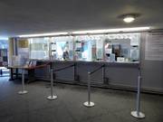 Gepflegter Kassenbereich an der Talstation