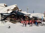 Typische Hütte im Skigebiet Les Portes du Soleil