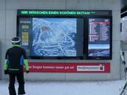 Pistenplan mit Informationen an der Talstation