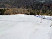 Übungsgelände an der Talstation mit Seillift