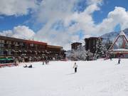 Vom Bett auf’s Brett in Le Corbier