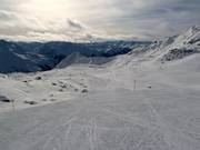 Freier Skiraum unterhalb des Rätschenjochs