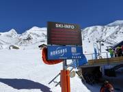 Aktuelle Informationen an der Station Kreuzboden