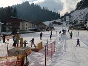 Der Seillift bedient eine ganz leichte Piste