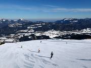 Panorama auf der Hornabfahrt