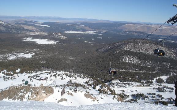 Höchstes Skigebiet in der Sierra Nevada (US) – Skigebiet Mammoth Mountain