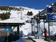 Doppelsesselbahn Sechszeiger - 2er Sesselbahn fix geklemmt