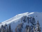 Beschneite und präparierte Skiroute Osthang am Hauser Kaibling