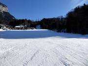 Die leichte Skipiste in Bad Häring