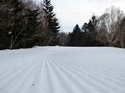 Perfekte Pistenpräparierung im Skigebiet Furano