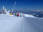 Perfekte Pistenpräparierung