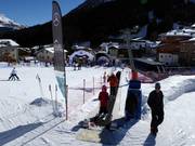 Förderband in Arabba