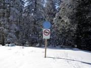 Pistenmarkierung am Vigiljoch