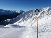 Schwarze Kanonenrohrabfahrt