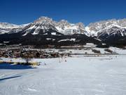 Leichte Abfahrten in Ellmau im Talbereich