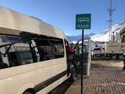 Skibus nach Santiago de Chile