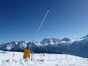 Schneilanze im Skigebiet Belalp