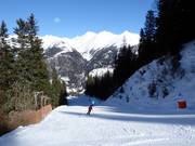 Mittelschwere Talabfahrt