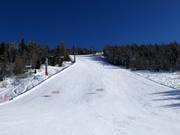 Schwarze Pisten an der Sesselbahn Teola-Pianoni Bassi