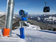 Leistungsstarke Beschneiung am Spieljoch