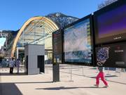Große Informationstafel an der Talstation der Nebelhornbahn