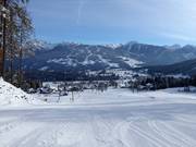 Leichte Piste am Schneemandllift
