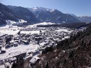 Blick auf die Unterkünfte in Neukirchen