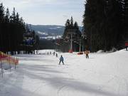Leichte und breite Pisten in Lipno