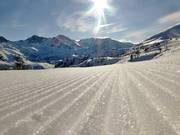 Sehr gute Pistenpräparierung