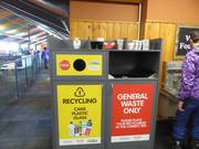 Mülltrennung im Skigebiet Mt. Hutt