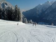 Anfängerpiste Bergstation Dorfbahn