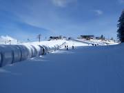 Anfängergeländer an der Bergstation der Hartkaiserbahn in Ellmau