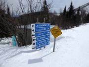 Zufahrt zu den schweren Pisten