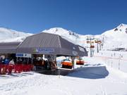 Flimsattelbahn - 4er Hochgeschwindigkeits-Sesselbahn (kuppelbar) mit Abdeckhauben