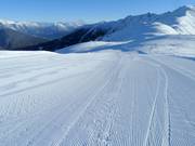 Präparierte Piste am Venet