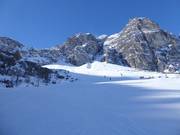 Leichte Burgstallabfahrt unterhalb der Kalkkögel