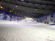 Die Hauptpiste von oben