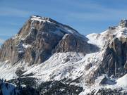 Blick auf die Piste Nr. 2 vom Lagazuoi
