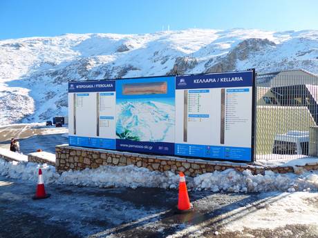 Südosteuropa (Balkan): Orientierung in Skigebieten – Orientierung Mount Parnassos – Fterolakka/Kellaria