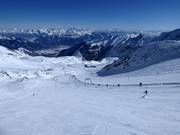 Schwere Piste am Maurergletscher