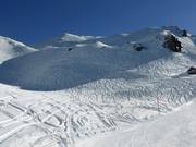 Tolles Tiefschneegelände oberhalb der Gummenalp