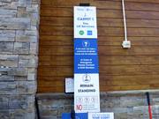 Informationen am Lifteinstieg