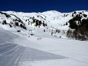 Übungsgelände Valatsch an der Bergstation der Gondelbahn Haideralm