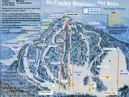 Pistenplan McCauly Mountain