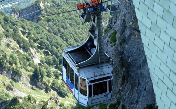 Größter Höhenunterschied in den Berchtesgadener Alpen – Skigebiet Untersberg – Grödig